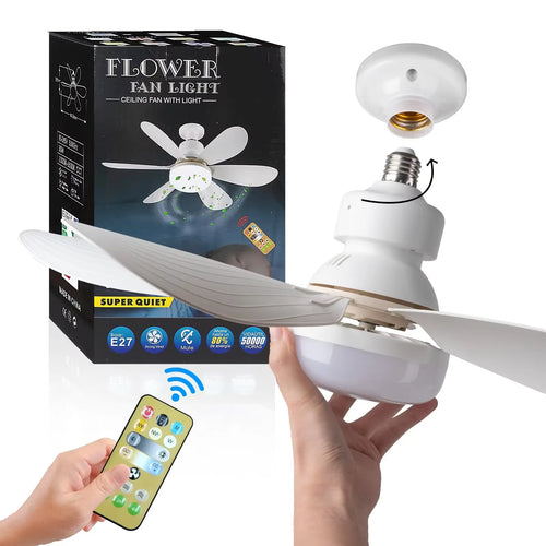 Remote-Controlled Ceiling Fan / Dimmable Light