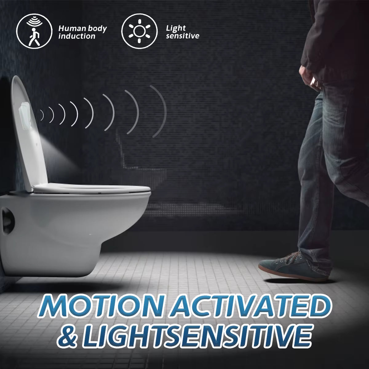 Glow Where You Go – Motion Sensor Toilet Night Light