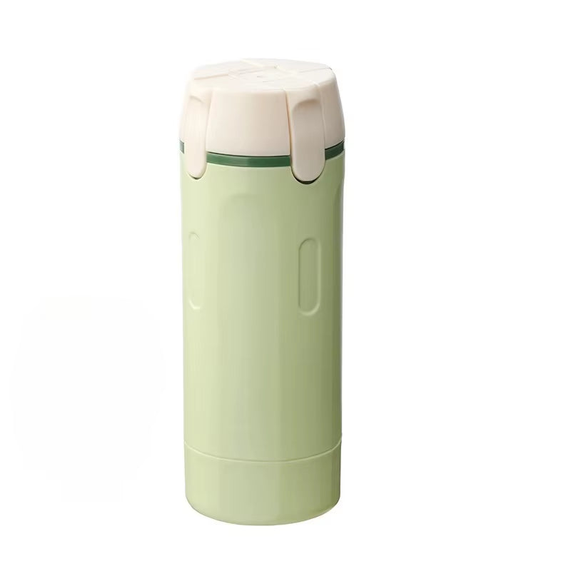 Carry-On Chaos Tamer – 4-in-1 Travel Dispenser Bottle