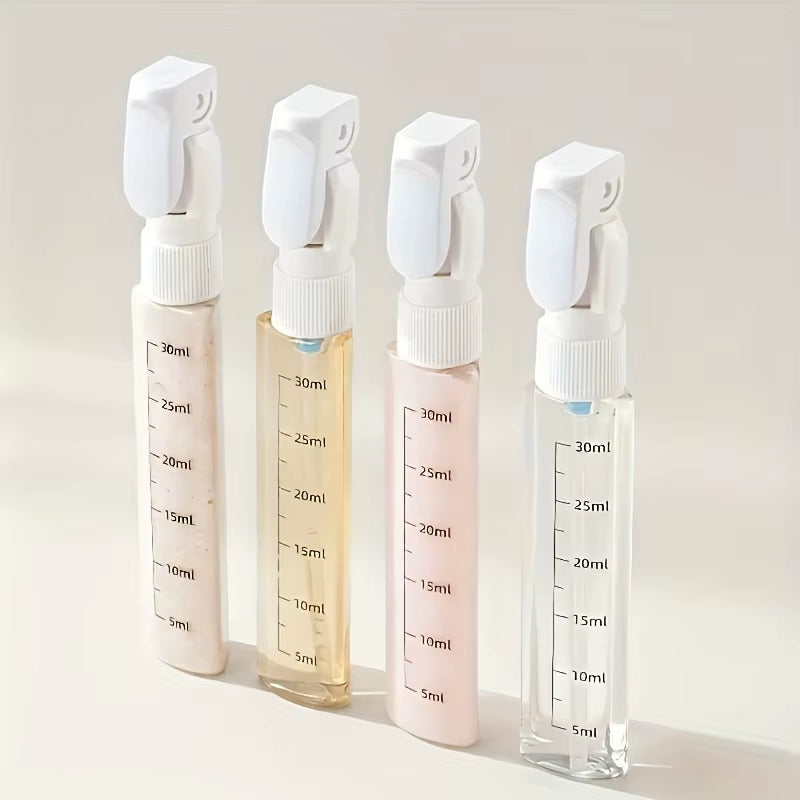 Carry-On Chaos Tamer – 4-in-1 Travel Dispenser Bottle