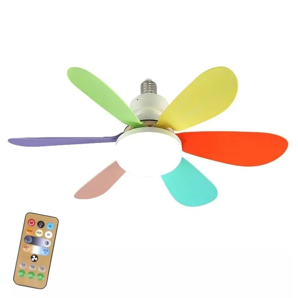 Remote-Controlled Ceiling Fan / Dimmable Light