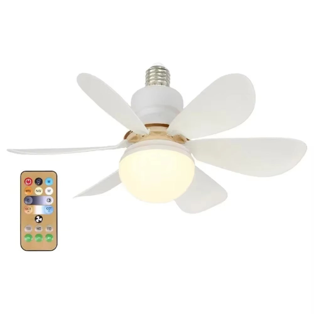 Remote-Controlled Ceiling Fan / Dimmable Light